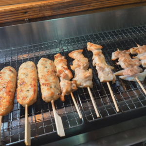 焼き鳥とビールで頑張りましょ! 