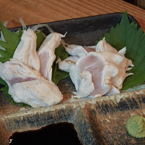 鶏ささみのたたきを試作!!