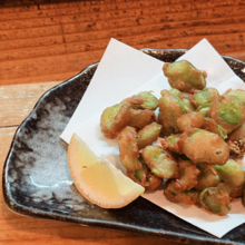 そら豆唐揚げが密かに人気!! 